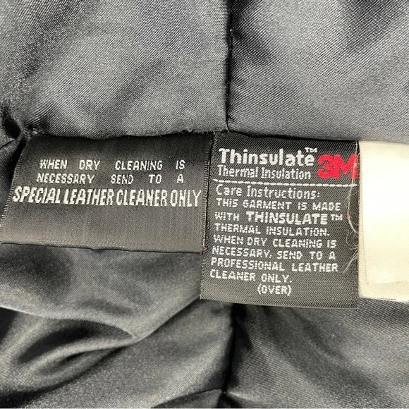 Wilsons Leather Hooded Belted Biker Jacket with Thinsulate Thermal Insulation - Picture 14 of 16